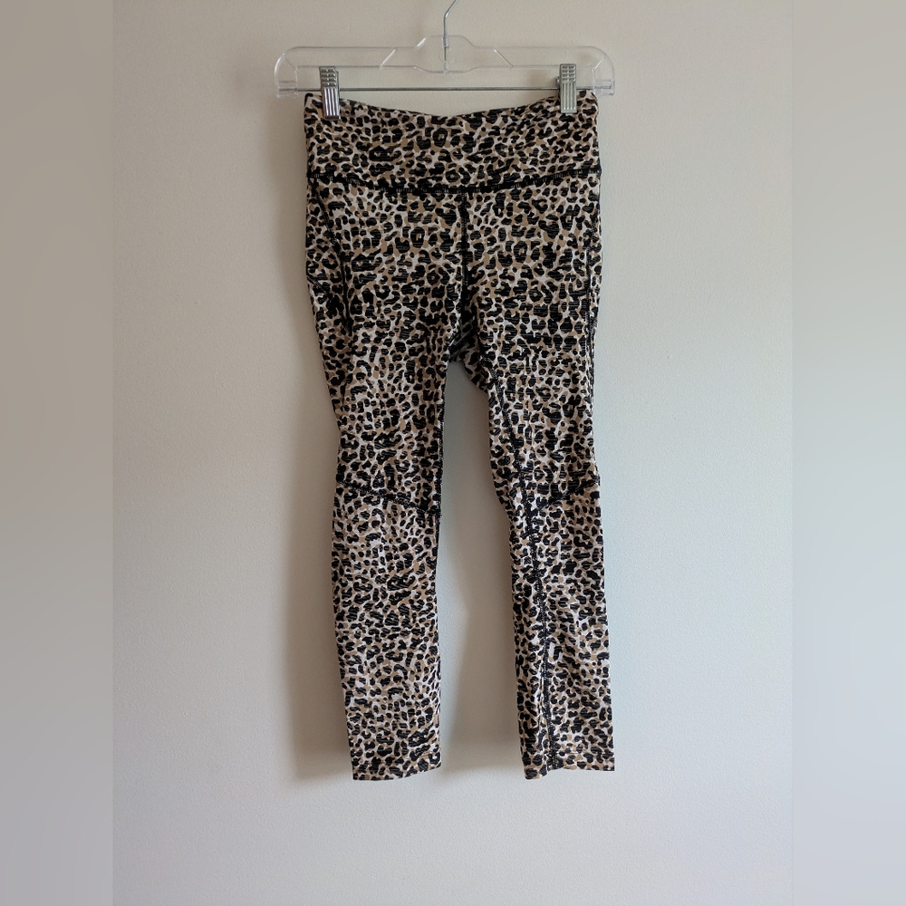 Outdoor Voices 7/8 Flex Leggings Leopard / Cheetah Print